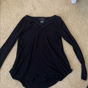 Black American eagle soft and sexy shirt
